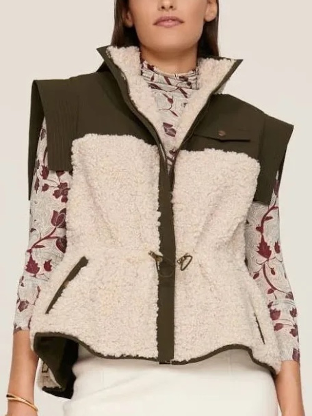 Ulla Johnson Tariet Sherpa Vest- Size Small